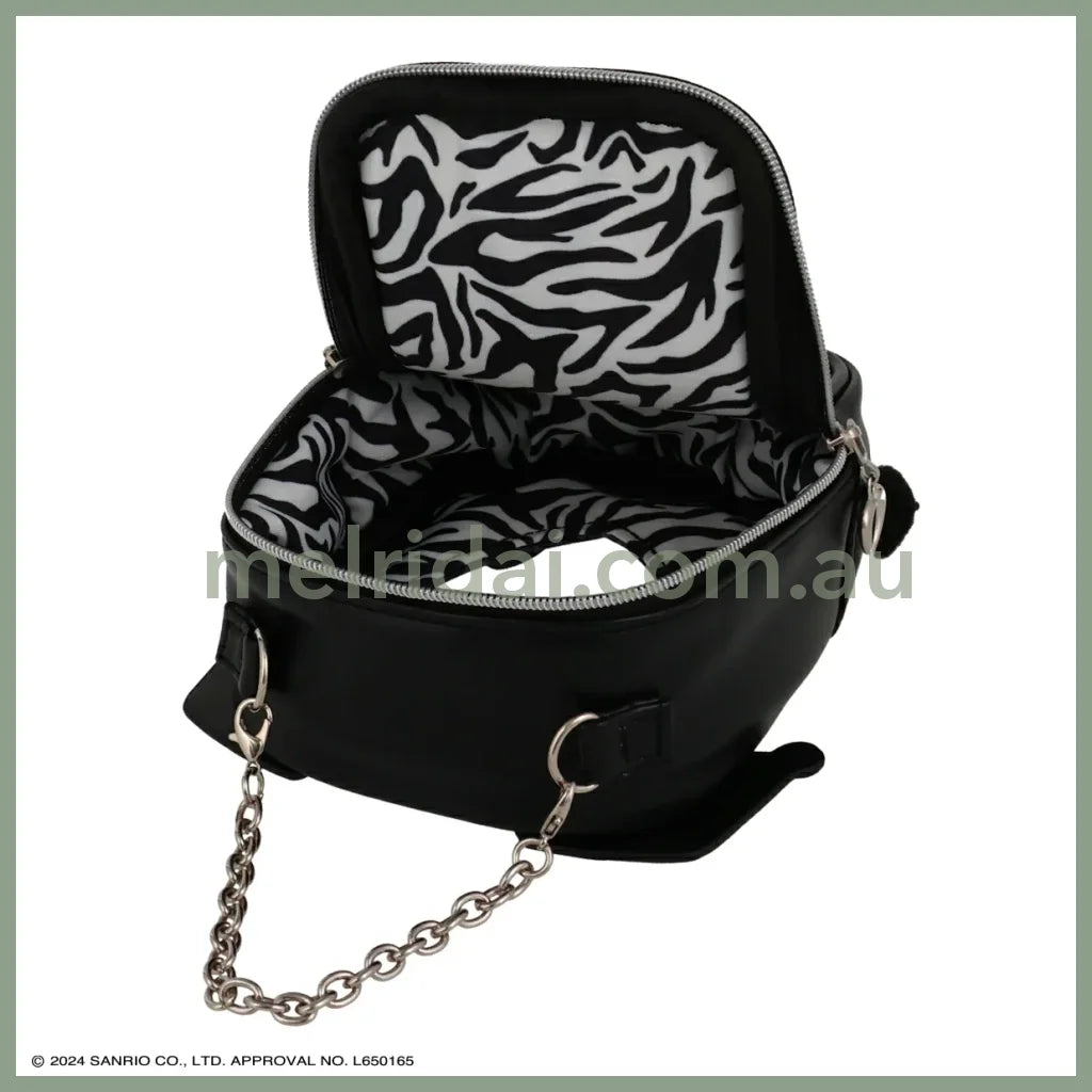 Sanrio | Kuromi Multi Pouch Twin Idol W105 × H145 D65 (Heart Window For Showing Off)