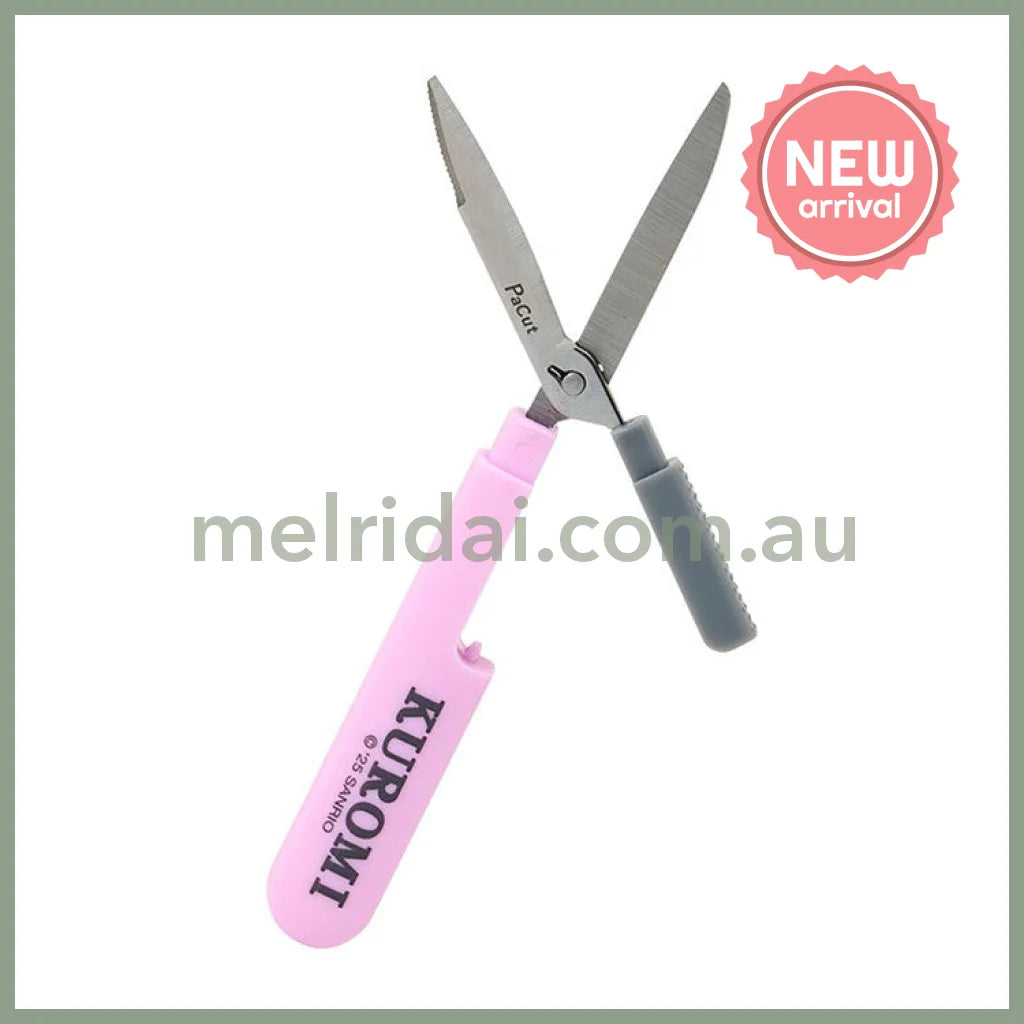SANRIO | Kuromi PaCut Pen shaped Portable Scissors 15×12×135mm