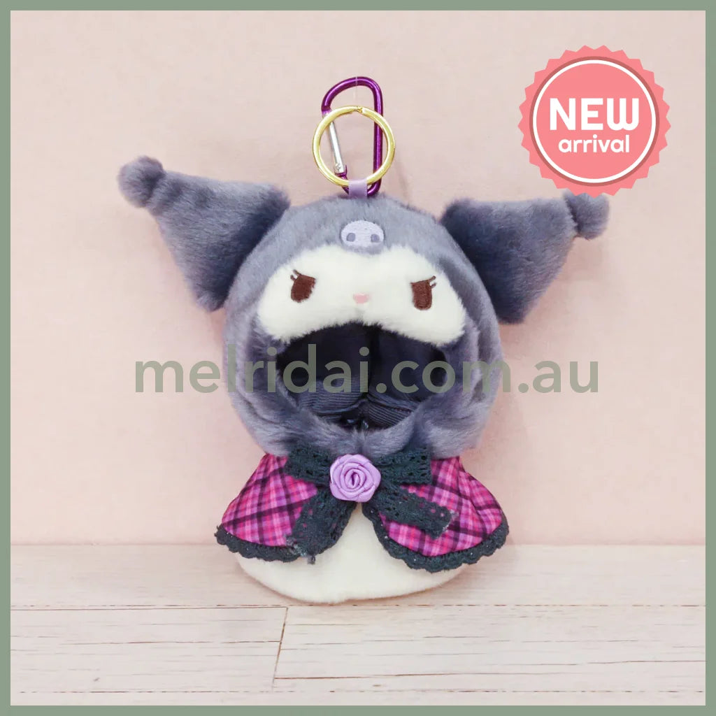 SANRIO | Kuromi Plush Costumer Outing Keychain Bag Charm 15cm Approx.