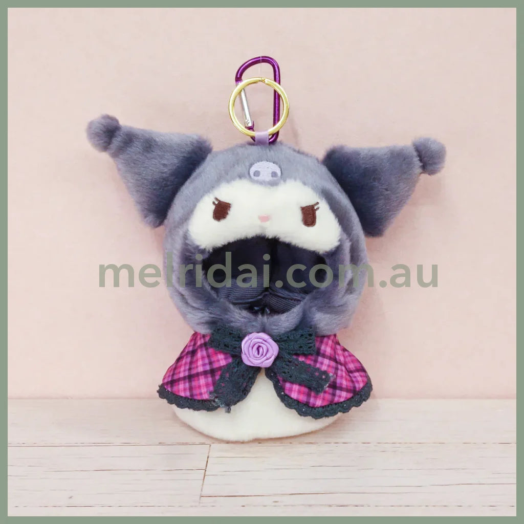 SANRIO | Kuromi Plush Costumer Outing Keychain Bag Charm 15cm Approx.