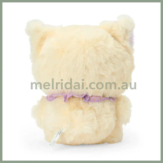SANRIO | Kuromi Plush Doll Fluffy Toy 25×15×23cm (Fuwamosa Doll)