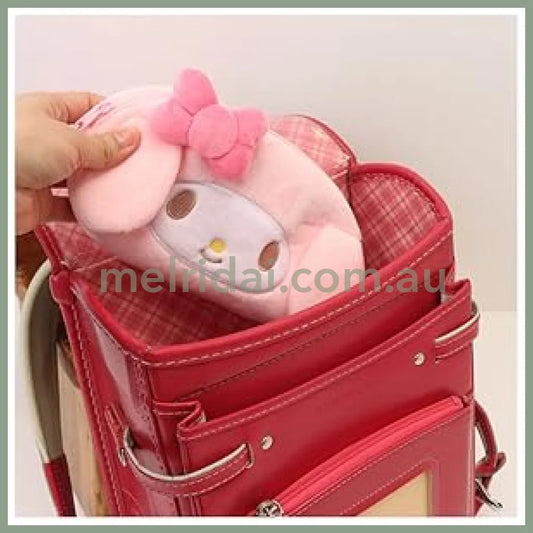 SANRIO | Kuromi Plush Face Pencil Pouch Pen Case 9.7 x 19 x 5cm