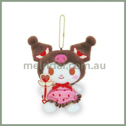 Sanrio | Kuromi Plush Keychain Mascot Holder 9.5 X 14.5 15.5Cm (Magical Heart)
