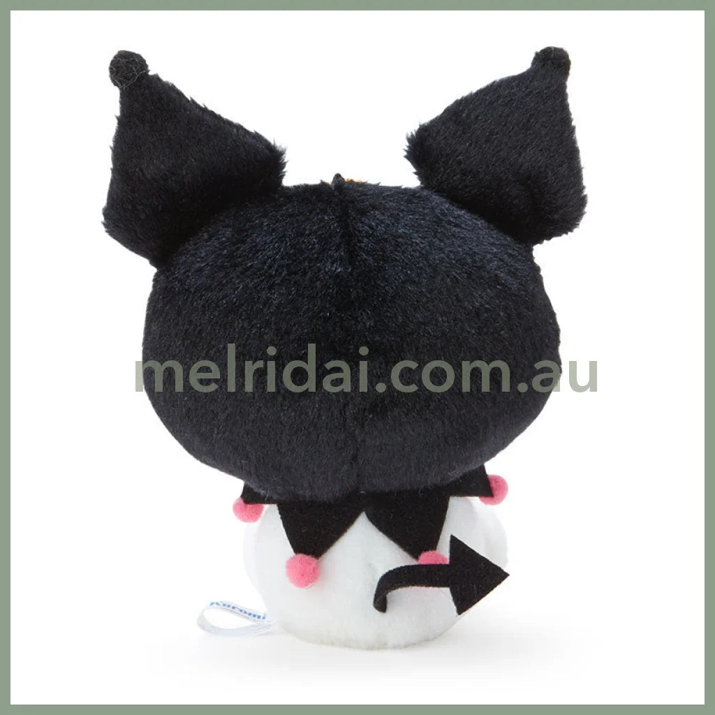 SANRIO | Kuromi Plush Keychain Mascot Holder Bag Charm 12×9×17cm (Good Friends)