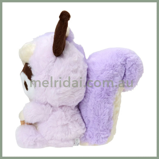SANRIO | Kuromi Plush Toy Plush Doll 260×210×190m (Fluffy Squirrel)
