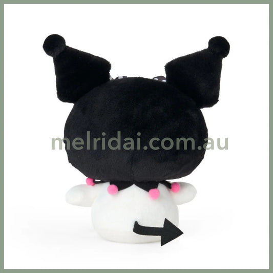 SANRIO | Kuromi Plush Toy S W16.5 x H26 x D12 cm (My Melody 50th Anniversary & Kuromi 20th Anniversary/Black Pink Party)