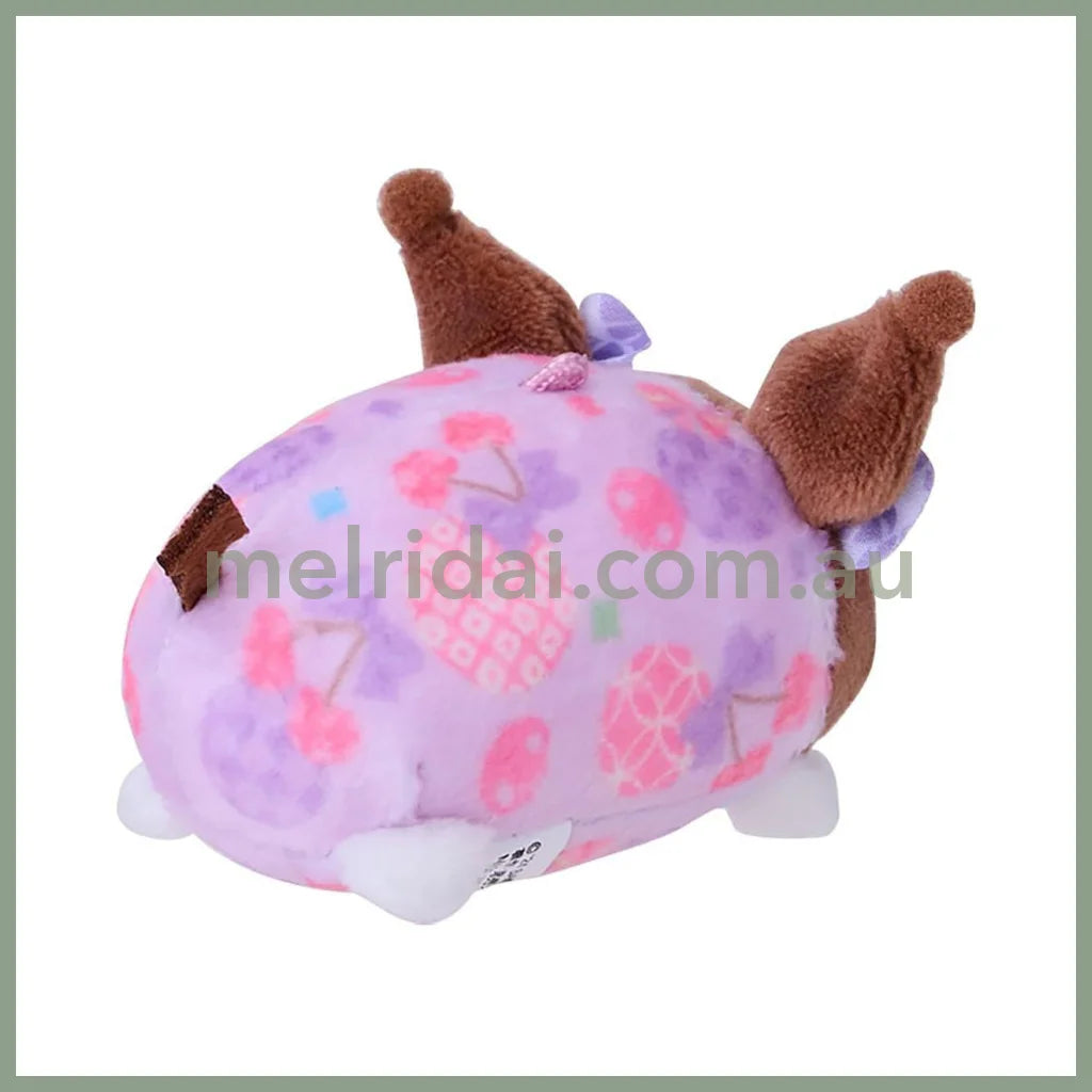 SANRIO | Kuromi Smartphone Strap Plush Mascot 7.5 x 5.3 x 4.7cm (Nagomi Pastel)