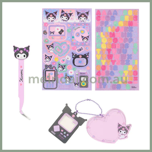 Sanrio | Kuromi Tweezers & Deco Charm 2×0.4×10Cm(Enjoy Idol)