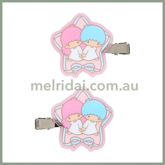 Sanrio | Little Twin Stars Kiki Lala Front Hair Clips 14.0 X 7.8 1.3Cm (Personal Accessories