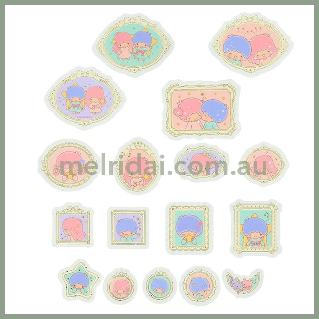 Sanrio | Little Twin Stars Sticker Set 15 X 12 3Cm (Frame Design)