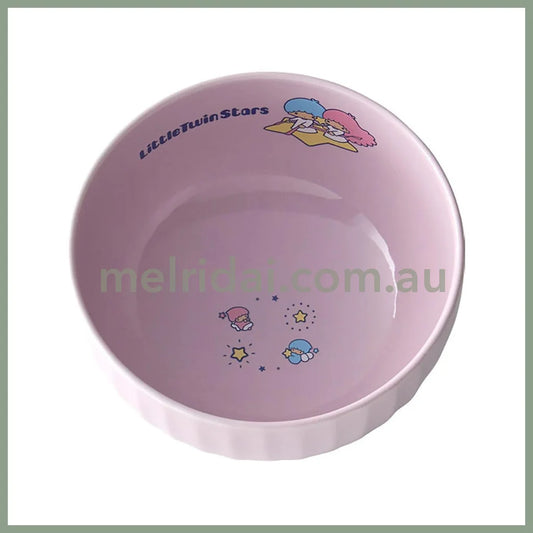 SANRIO | LittleTwinStars Ceramic Bowl Pink 14.1×13×7.1cm (New Life)