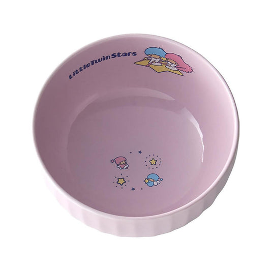 SANRIO | LittleTwinStars Ceramic Bowl Pink 14.1×13×7.1cm (New Life)