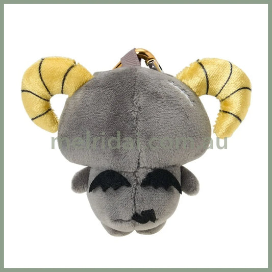 SANRIO | Lloromannic Berry Plush Mini Mascot Holder with Heart Carabiner Bag Charm 6×4×10cm