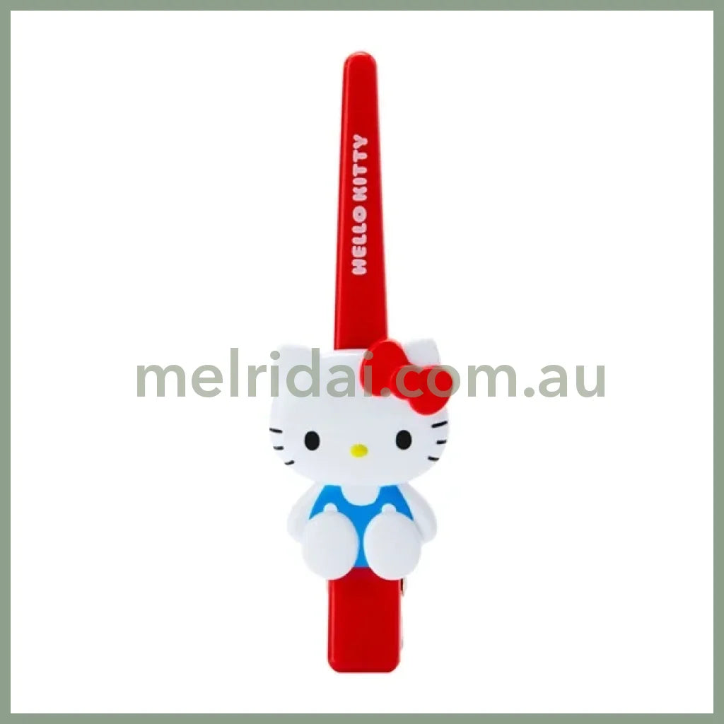 SANRIO | Long Hair Clip 3.2 × 2 × 12.5 cm (Hello Kitty)
