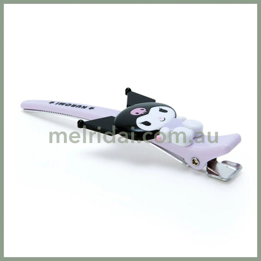 SANRIO | Long Hair Clip 3.2 × 2 × 12.5 cm (Kuromi)