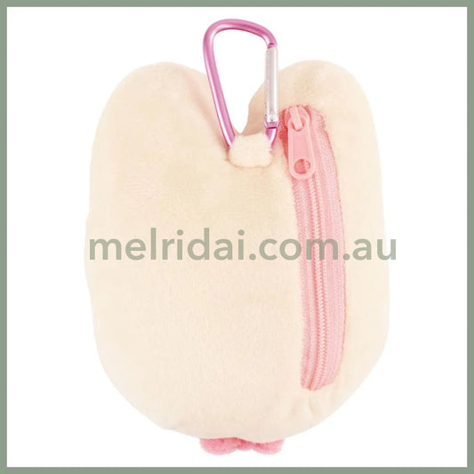 SANRIO | Marron Cream Zipper Mascot with Carabiner Pouch Keychain Bag Charm 5.1 x 9.5 x 14.0cm