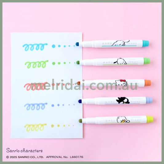 SANRIO | Maruliner Five-Color Set W80×H190×D15mm (Drink)