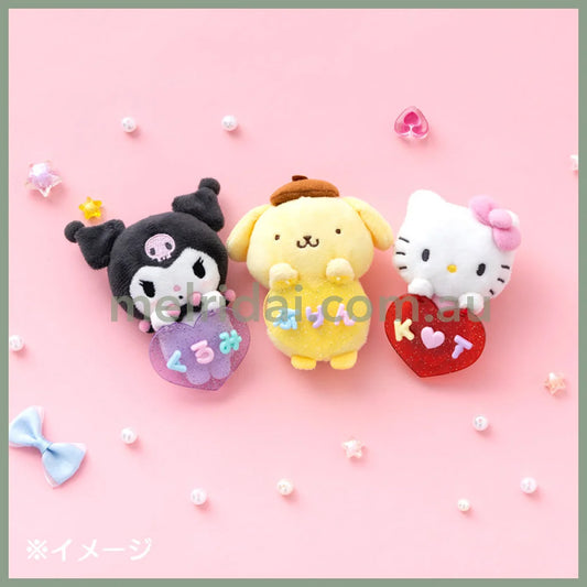 Sanrio | Mascot Brooch 6.5×3.5×9Cm (My Snap-On Letters) 日本三丽鸥 玩偶造型胸针/别针徽章(偶像应援)