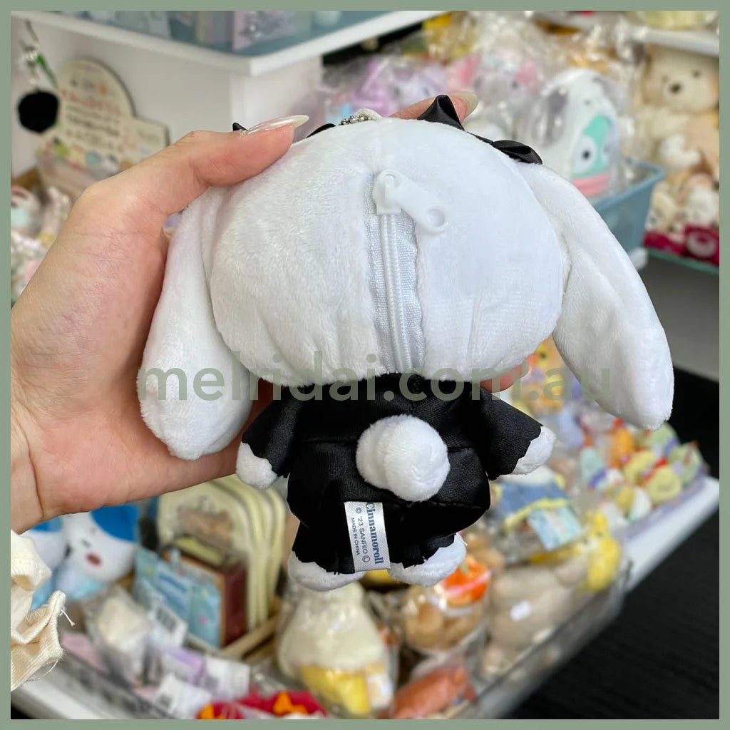 Sanrio | Mascot Holder Approx.10Cm 日本三丽鸥 毛绒玩偶/挂件/包挂 黑丝带系列 爱心眼