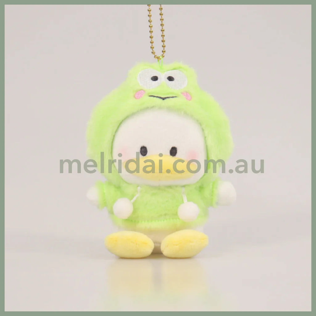 Sanrio | Mascot Holder Keychain (Friend’s Hoodie) Approx.10Cm 日本三丽鸥 毛绒挂件/包挂/钥匙链 (卫衣帽衫系列) 贝壳鸭 Pekkle