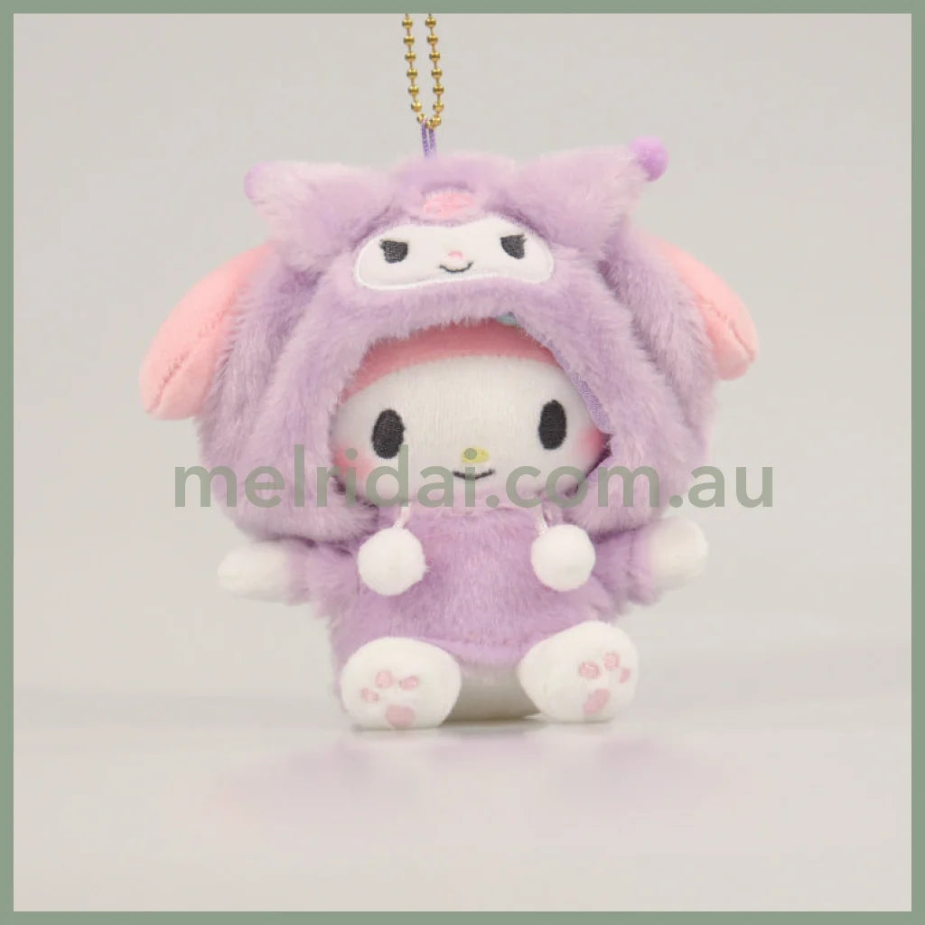 Sanrio | Mascot Holder Keychain (Friend’s Hoodie) Approx.10Cm 日本三丽鸥