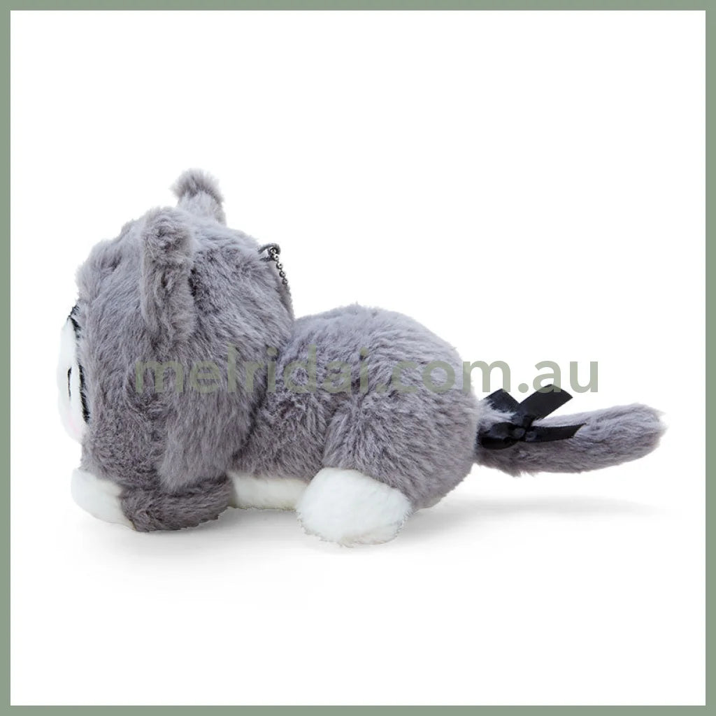 Sanrio | Mascot Holder (Love Neko Series) 10×17×9.5Cm 日本三丽鸥 趴趴毛绒玩偶挂件/包挂/钥匙链(变装猫咪日)