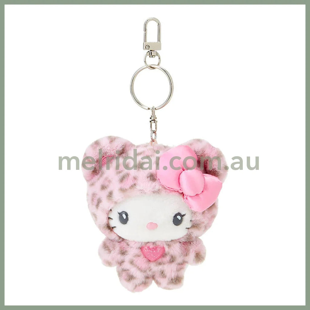 Sanrio | Mascot Holder Plush Keychain 8×5×14Cm (Gal Kuma) 凯蒂猫Hello Kitty-Pink