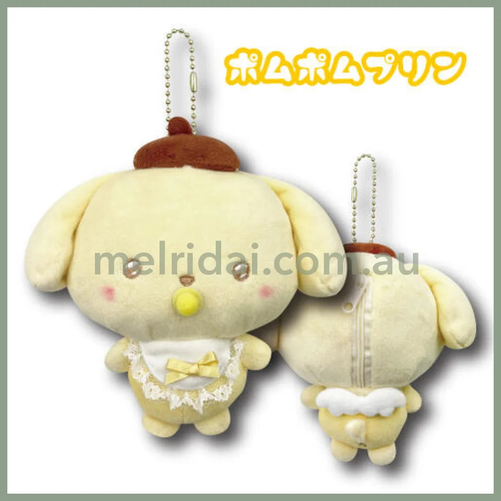 Sanrio | Mascot Holder Plush Keychain H13×W10Cm (Angel Baby) 日本三丽鸥 玩偶挂件/包挂/钥匙链/背后有翅膀(天使宝宝)