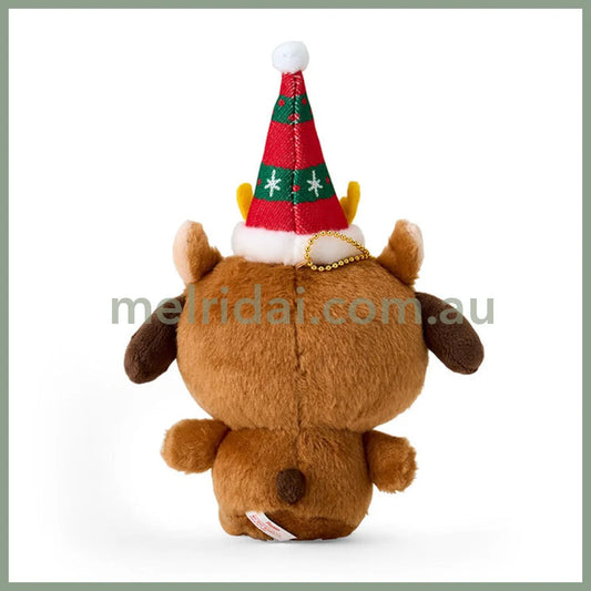Sanrio | Mascot Holder Plush Keychain Pochacco 19.3 X 13.3 8.7Cm (Christmas 2024)