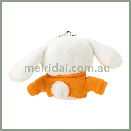 SANRIO | Mascot Holder Plush Keychain Sweatshirt 11 x 5 x 9cm (I.CINNAMOROLL Love yourself more?)