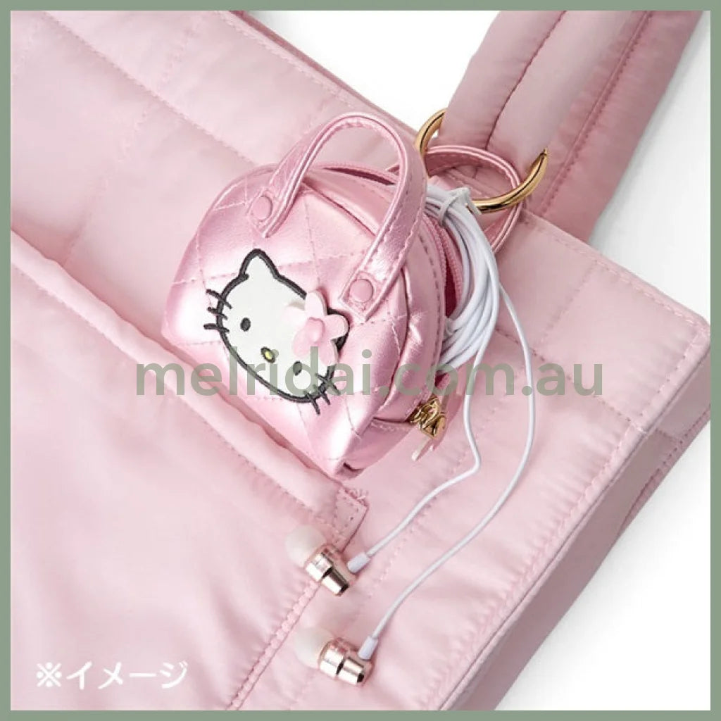 SANRIO | Mini Quilt Mini Pouch Keychain 7×10.7×3cm (Kuromi)
