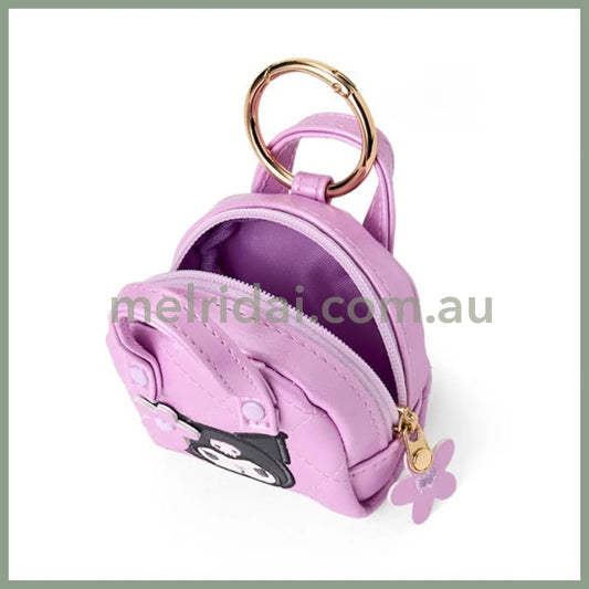 SANRIO | Mini Quilt Mini Pouch Keychain 7×10.7×3cm (Kuromi)