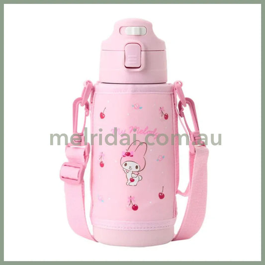 Sanrio | My Melody 2Way Stainless Bottle With Strap Case 670Ml