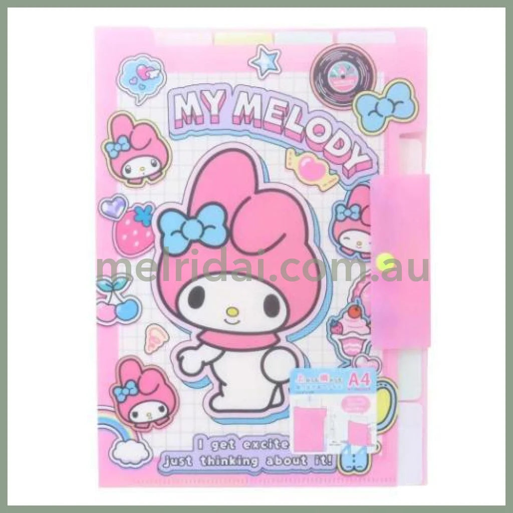 SANRIO | My Melody A4 Pocket File with Top and Side Access 225 x 315 mm