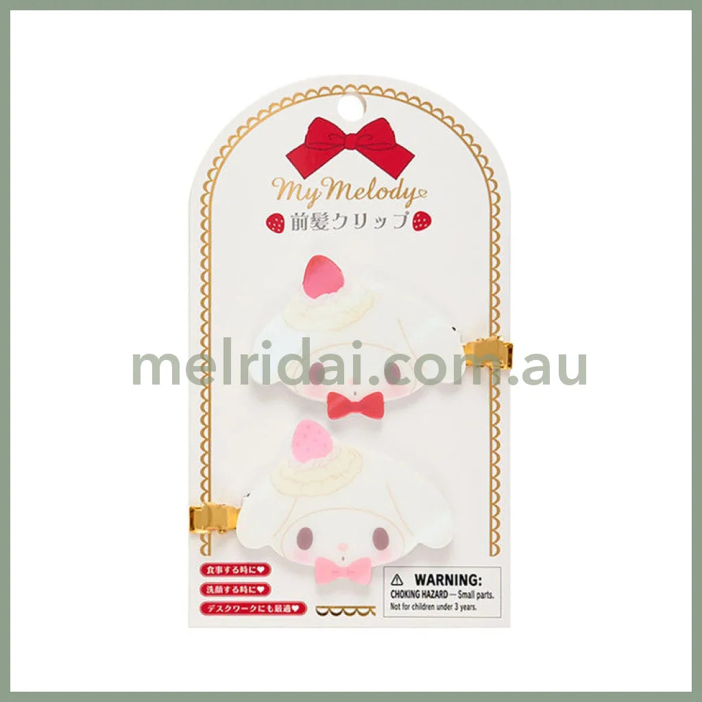 Sanrio | My Melody Bangs Clip Hair Accessories 15.5 X 8.6 1.3Cm (Shortcake)