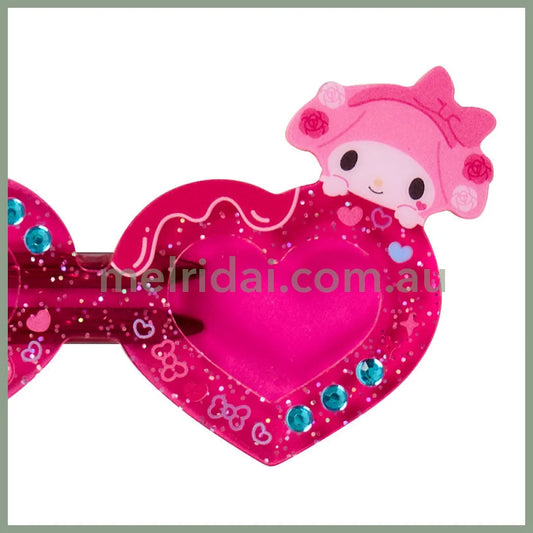 Sanrio | My Melody Bangs Clip Hair Clip Star Sunglass Shape 11×7.9×1.1cm (Academy Kirameki Festival / School Festival)