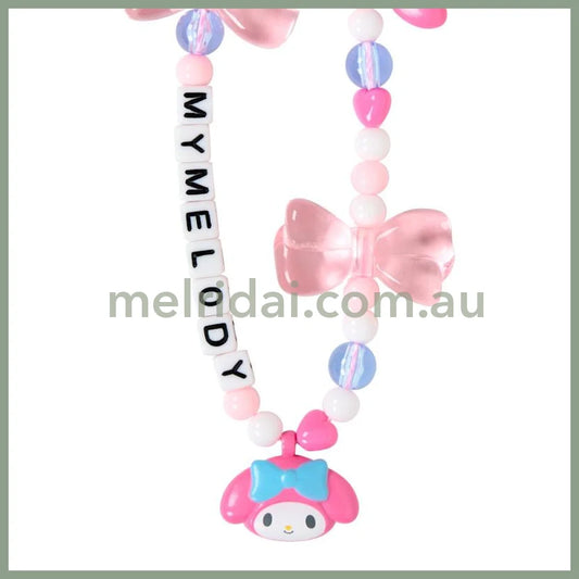 SANRIO | My Melody Bead Strap with Mascot Phone Strap 50×8×160mm (Ribbon)