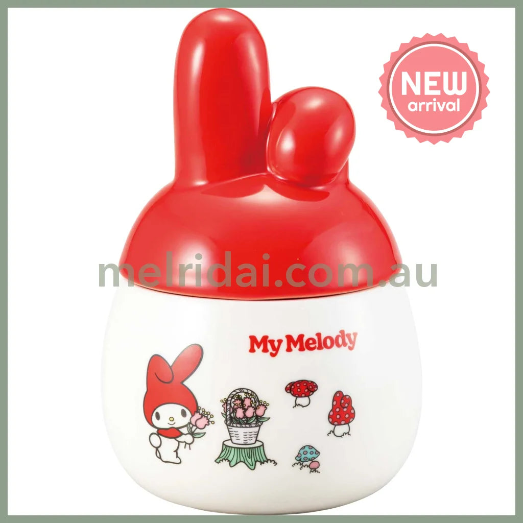 SANRIO | My Melody Candy Pot Red Mushroom House W7×D5×H11