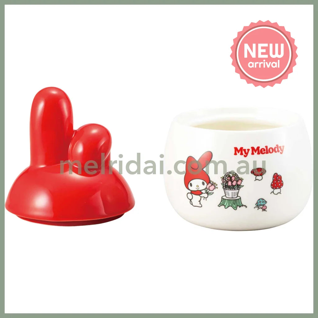 SANRIO | My Melody Candy Pot Red Mushroom House W7×D5×H11