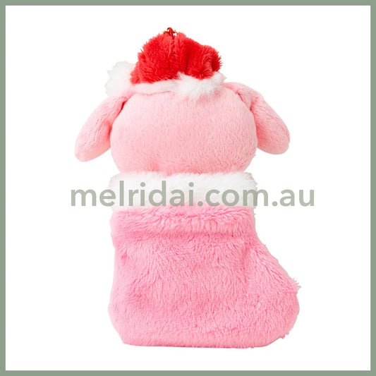 Sanrio | My Melody Cookie & Boot Mascot Holder Plush Keychain 11×4.5×21Cm (Christmas)