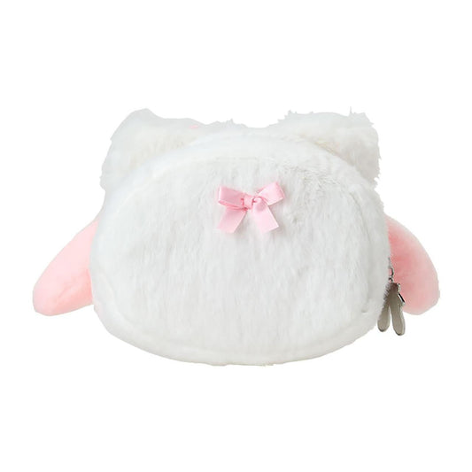 SANRIO | My Melody Face-shaped Pouch 22.1 x 13.3 x 8.7cm (White Cat Ballerina)