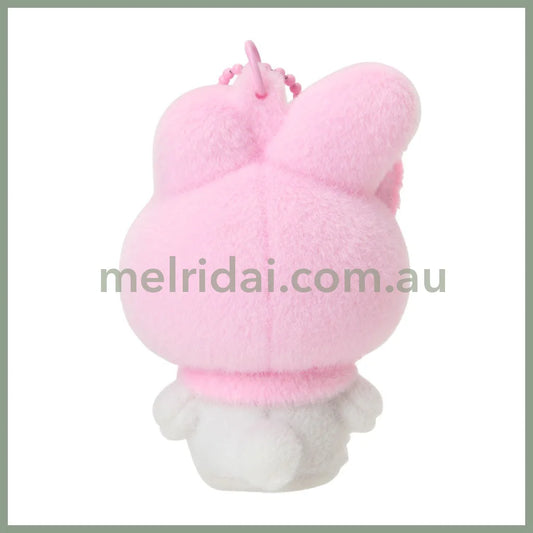 SANRIO | My Melody Flocky Mascot Holder Keychain Bag Charm 50×45×70mm