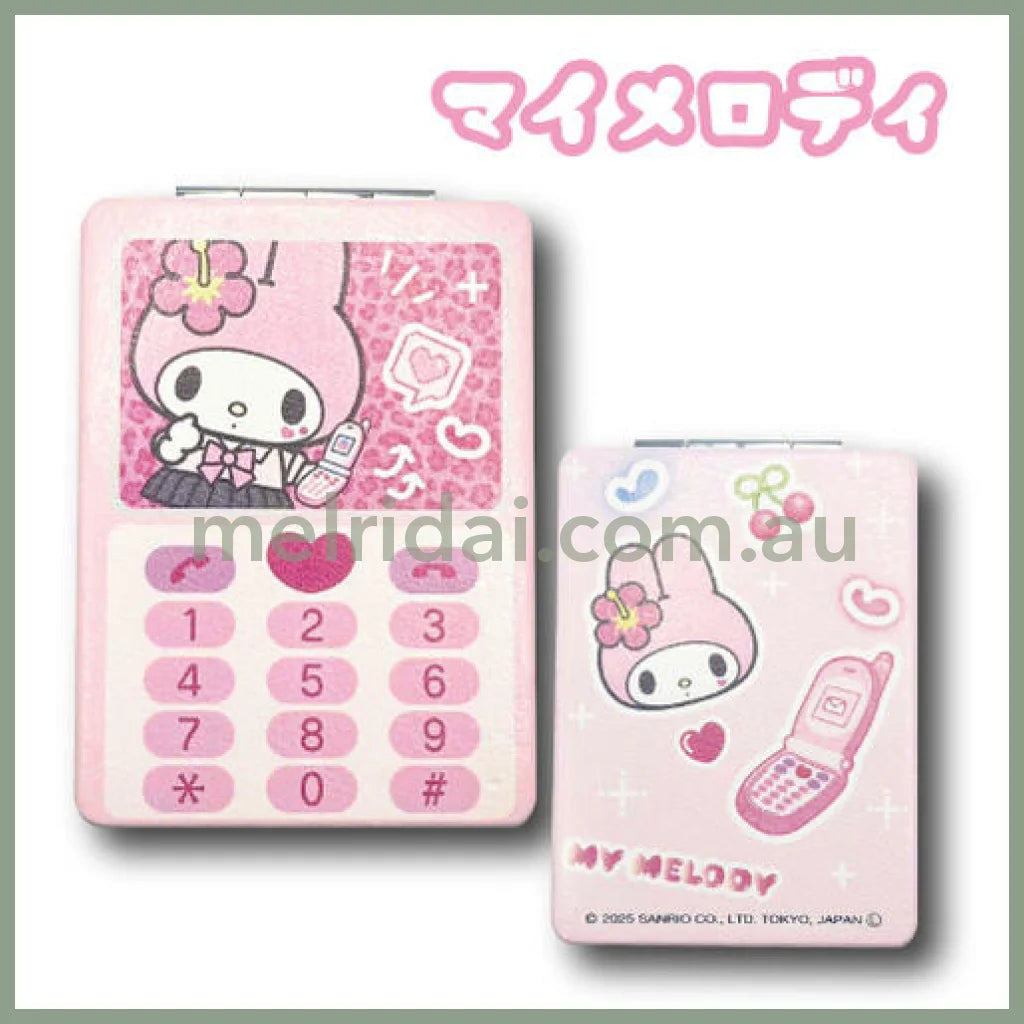 SANRIO | My Melody Foldable Mirror H8.5×W6cm (Gal Series)