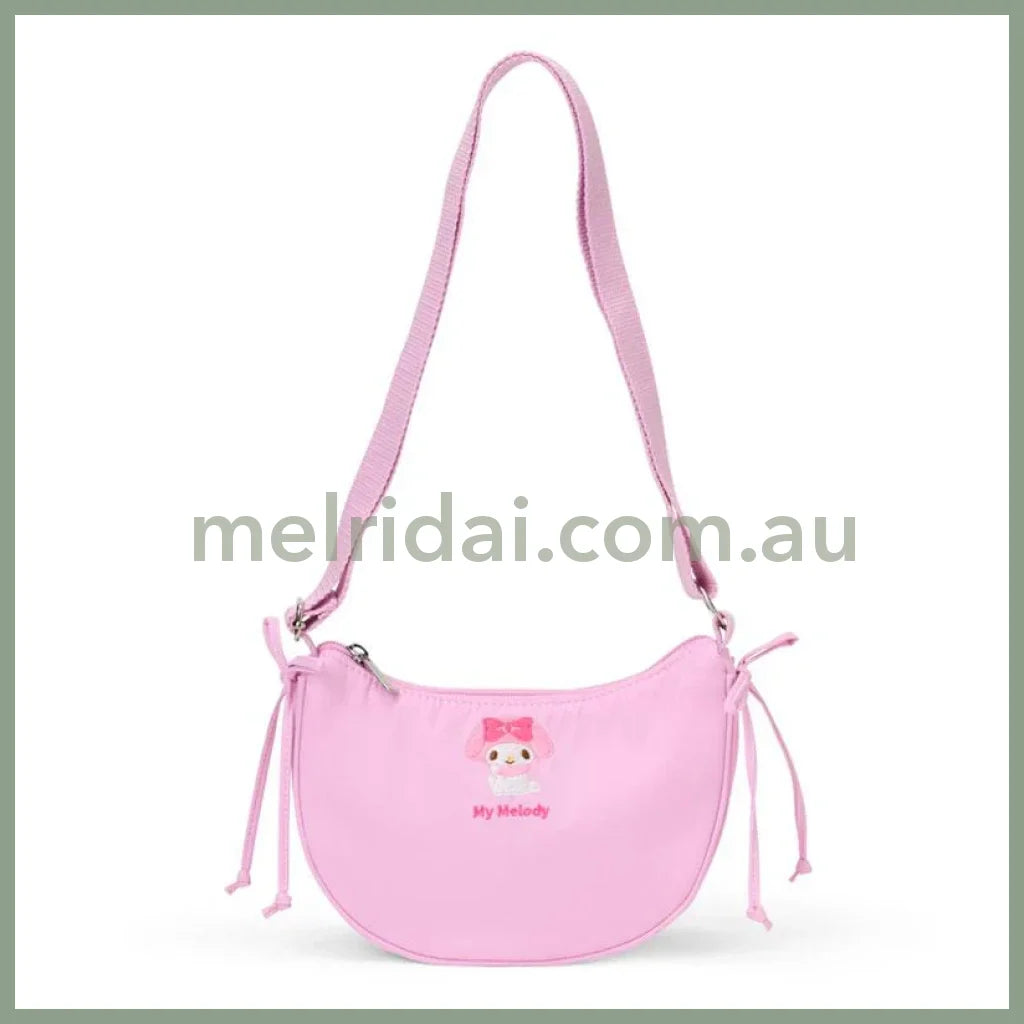 My Melody Kids Shoulder Bag Pink W22×D8×H15cm