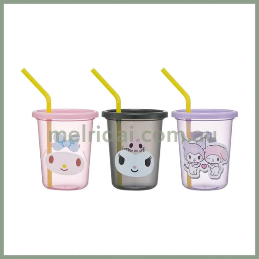 SANRIO | My Melody & Kuromi Cup/Tumbler Skater 320ml Set of 3