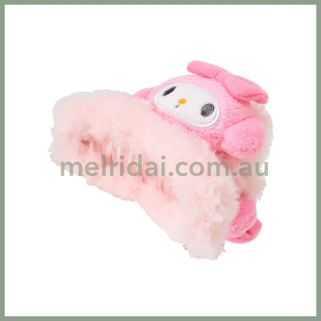 SANRIO | My Melody Mascot Hair Claw Clip 120×80×80mm (Fluffy Face)