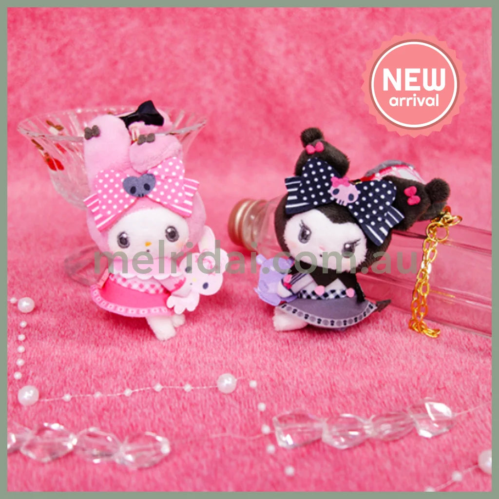 SANRIO | My Melody Mascot Holder Bag Charm 20cm Approx. (My Melody 50th Anniversary & Kuromi 20th Anniversary/Black
