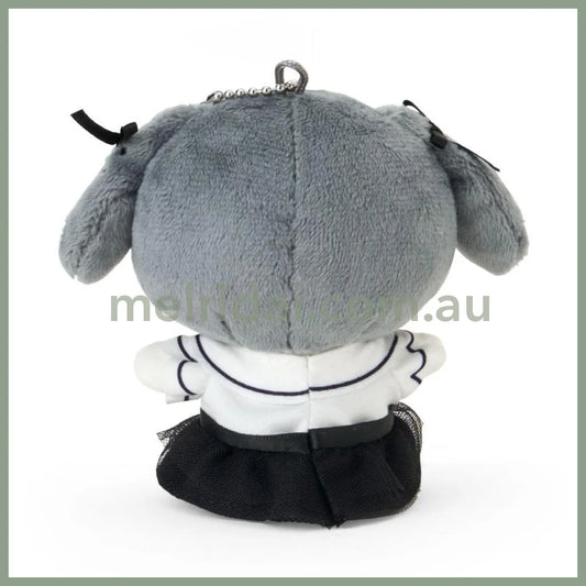 SANRIO | My Melody Mascot Holder Plush Keychain 5.0 x 7.9 x 13.5cm (Monotone)