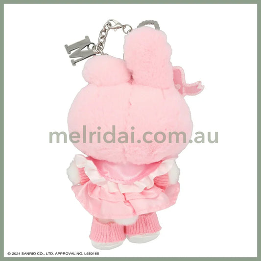 Sanrio | My Melody Mascot Holder Plush Keychain W96 × H170 D60Mm (Twin Idol)
