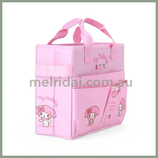 SANRIO | My Melody Meeting Box Storage with Handle Portable Desk Organizer 35.6 x 27.2 x 3.4cm
